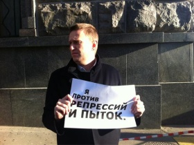 Алексей Навальный. Фото из "Твиттера" Рустема Адагамова