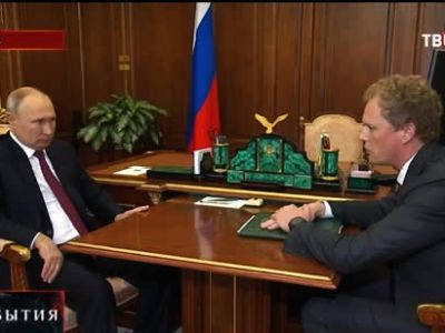 Путин и Егоров. Фото: ТВЦ