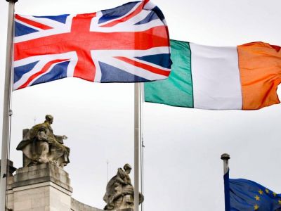 Флаги Великобритании и Ирландии. Фото: The Times