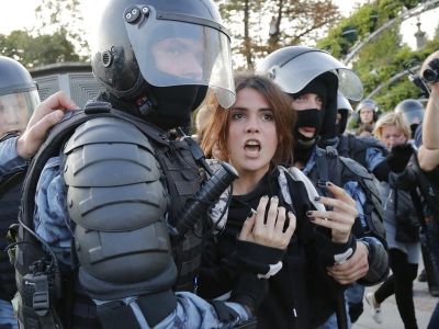 Акция 27 июля в Москве. Фото: AP/Associated Press/East News