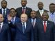 Владимир Путин и африканские лидеры. Фото: intelligencebriefs.com